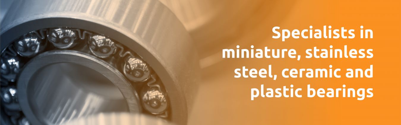 Ceramic miniature stainless steel plastic bearings