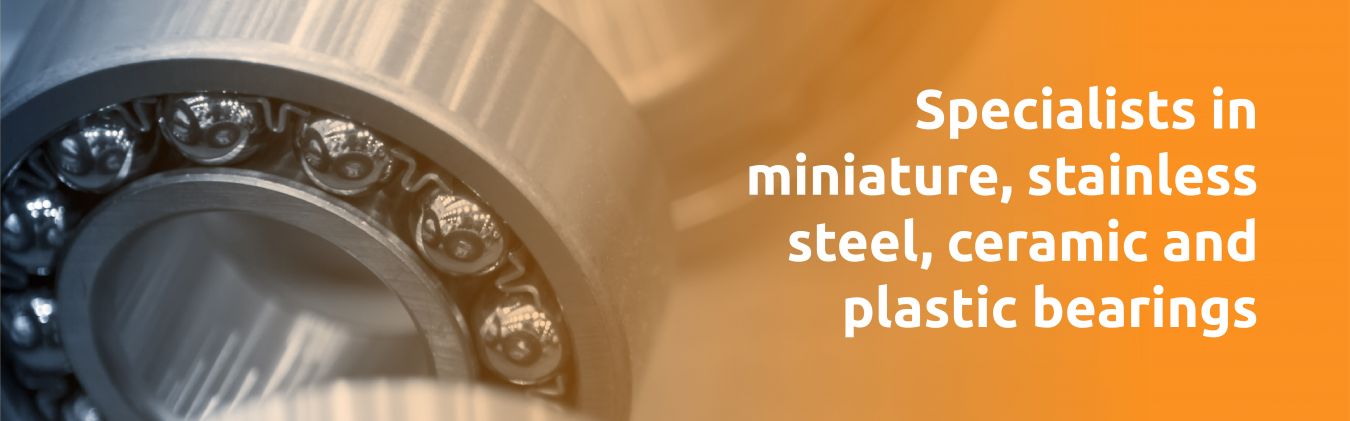 Ceramic miniature stainless steel plastic bearings